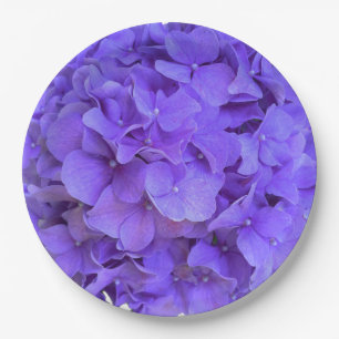 Lavender lila paars Hydrangeas purple Flowers Papieren Bordje