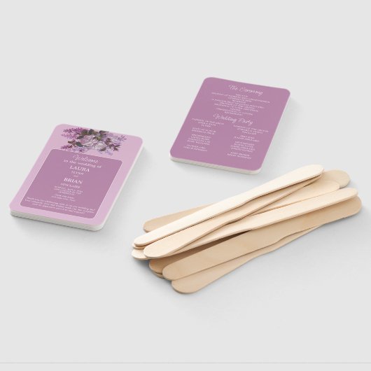 Lavender, Lilacs, Rozen, het Hand Fan van het Prog Handwaaier (Niet-gemonteerd)