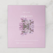 Lavender, Lilacs, Rozen, huwelijk (Buitenkant ongevouwen)