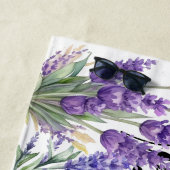 Lavender Love Beach deken Strandlaken (In situ)