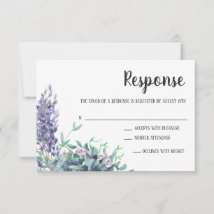 Lavender Love Floral Eucalyptus Purple Réponse