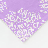 Lavender Mandala Fleece Deken (Hoek)