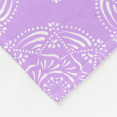 Lavender Mandala Fleece Deken (Hoek)