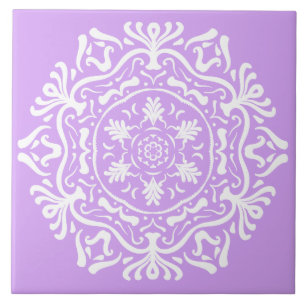 Lavender Mandala Tegeltje