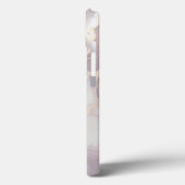 Lavender Marble iPhone 13 Coque avec Veines Argent (Verso / Gauche)