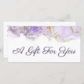 lavender marbling design gift (Voorkant / Achterkant)