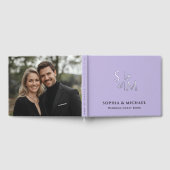 Lavender Mariage Guoks Foil Guestbook (Complet)