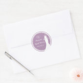 Lavender mariage habillage nuptiale autocollants d (Enveloppe)
