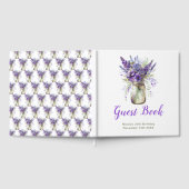 Lavender Mason Jar Birthday Party Gastenboek (Volledig)