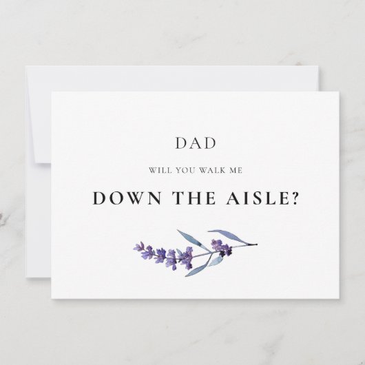 Lavender Me poussez-vous dans l'allée Carte (Devant)