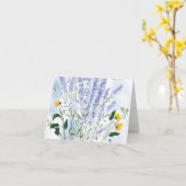 Lavender Meadow - Impression Kaart (Gele Bloem)