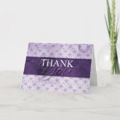 Lavender Merci Cartes Simple Blank Inside (Devant)
