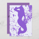 lavender mermaid vooruit kaart (Voorkant / Achterkant)