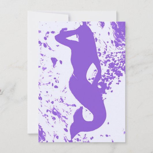 lavender mermaid vooruit kaart (Voorkant)