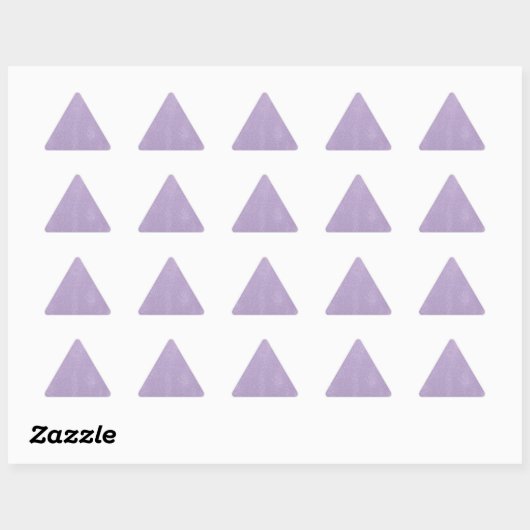 Lavender Mess Driehoek Sticker (Vel)