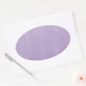 Lavender Mess Ovale Sticker (Envelop)