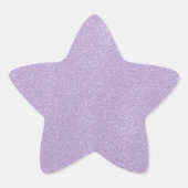 Lavender Mess Ster Sticker (Voorkant)