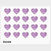 Lavender met liefdeshomemade Baking Logo Hart Sticker (Vel)