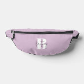 Lavender Moderne Minimaliste Monogramme (Poser)