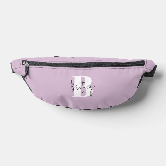 Lavender Moderne Minimaliste Monogramme (Poser)
