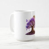 Lavender Moon Tree Classic Mug (Devant gauche)