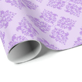 Lavender Moroccan Damask Cadeaupapier (Rol Hoek)