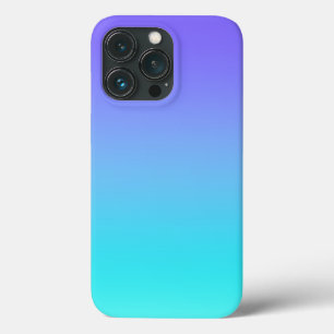 Lavender naar Aqua Blauwgroen verloop iPhone 13 Pro Hoesje