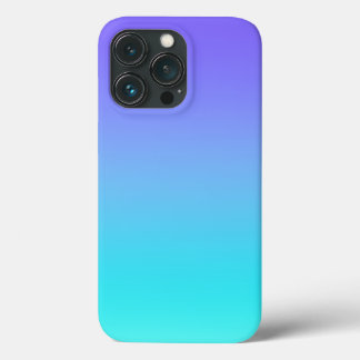 Lavender naar Aqua Blauwgroen verloop iPhone 13 Pro Hoesje