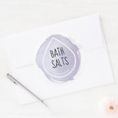 Lavender Oil Drop Essential Oil Craft Étiquette (Enveloppe)