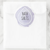 Lavender Oil Drop Essential Oil Craft Étiquette (Sac)