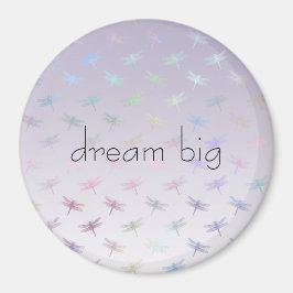 Lavender Ombre Rainbow Dragonflies Magneet