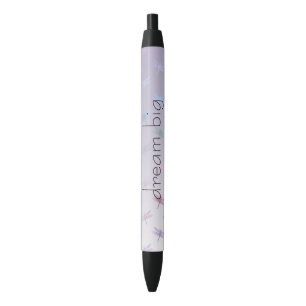 Lavender Ombre Rainbow Dragonflies Zwarte Inkt Pen