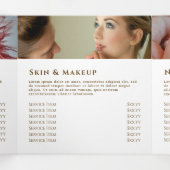 lavender paars Agate Trifold Brochure Drieluik Kaart (Binnenkant midden)