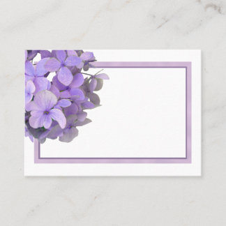 Lavender Paars Hydrangea Blank Plaatskaartje