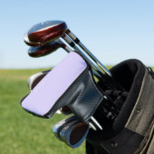 Lavender Paars Modern Script Girly Monogram Naam Golfheadcover (Insitu)