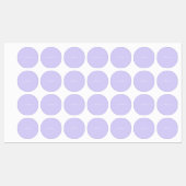 Lavender Paars Modern Script Girly Monogram Naam Labels (Vel)