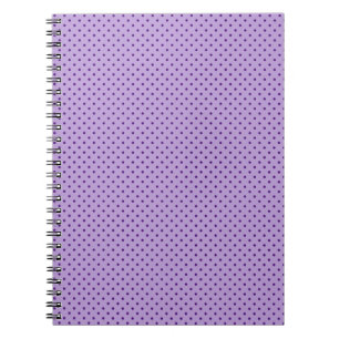 Lavender Paars Polka Dot Classic Minimal Notitieboek