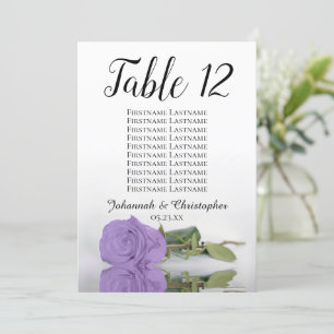 Lavender Paars Roos Tabel Grafiek grote