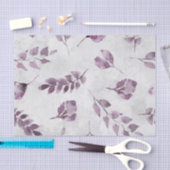 Lavender Paars Simple Florence-ontwerp voor Waterv Tissuepapier (Craft)