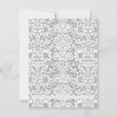 Lavender Paars Vrijgezellenfeest Tea Kaart (Achterkant)