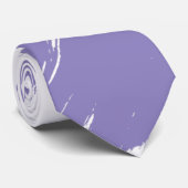 Lavender Paarse Borstel Moderne Witte Achtergrond Stropdas (Opgerold)