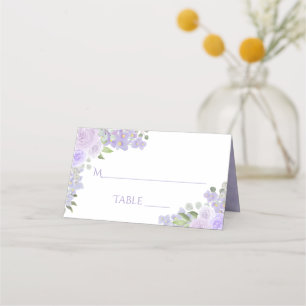 Lavender Paarse Floral Elegant Wedding Write-In