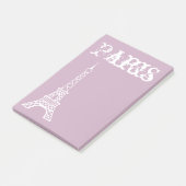 Lavender Paris Post schrijft Post-it® Notes (Schuin)