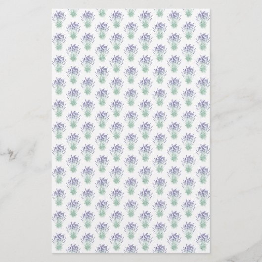 Lavender Pattern Gift Soap Wrap | Lijnpapier (Voorkant)