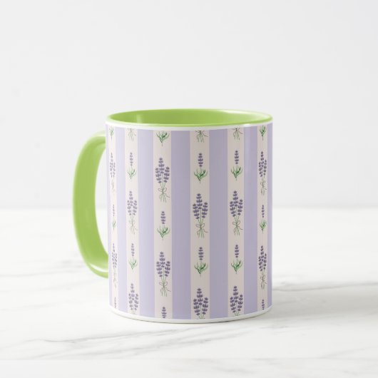 Lavender Pattern Mok (Voorkant links)