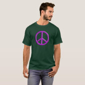Lavender Peace Sign T-shirt (Voorkant volledig)