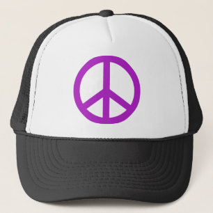 Lavender Peace Sign Trucker Pet