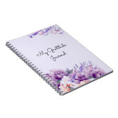 Lavender Peonies Gratitude Journal Carnet (Côté Droit)