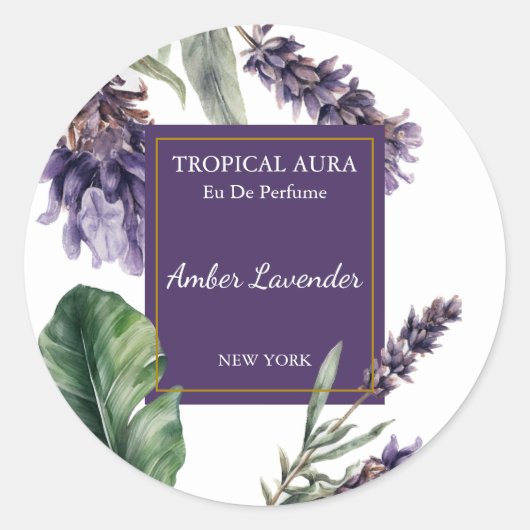 Lavender Perfume Label (Voorkant)