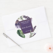 Lavender Perfume Label (Envelop)